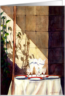 Place Setting for Three card