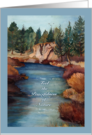 Riversong - Feel the Peacefulness of Nature card