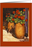 Red Flowers card