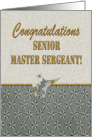 Congratulations to Senior Master Sergeant in the Air Force Promotion card