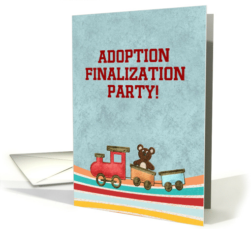 Adoption Finalization Party Invitations, Baby Bear Riding... (1427270)