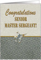 Congratulations to Senior Master Sergeant in the Air Force Promotion card