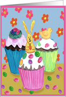 Easter Cupcakes card
