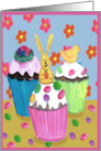 Easter Cupcakes card