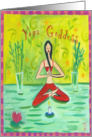 yoga goddess card