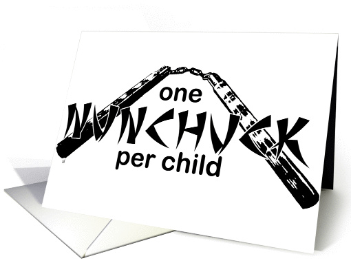 one NUNCHUCK per child card (341121)