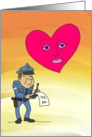 Arresting Valentine card