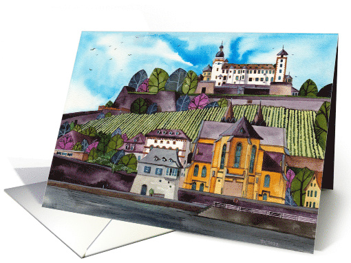 Wurzburg Vineyard,Germany card (1745282)