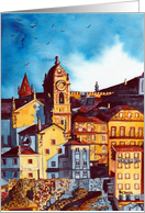 Porto Sunset card