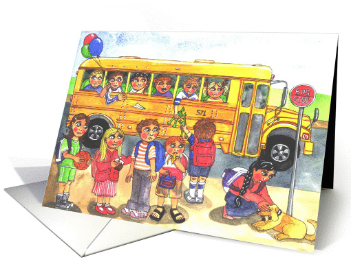 Back to school card (991877)