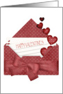 HAPPY VALENTINE’S card