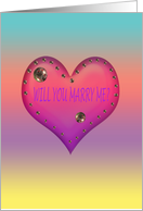 Will You Marry Me? card