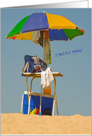 I Miss You card