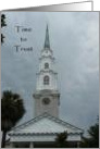 Time to Trust card