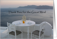 Thanks Great Meal Marinated card