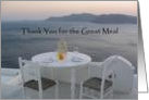 Thanks Great Meal Marinated card