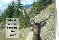 Why Chemo Patients like Puns card