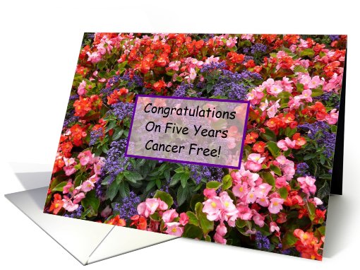 5 Years Cancer Free card (434346)