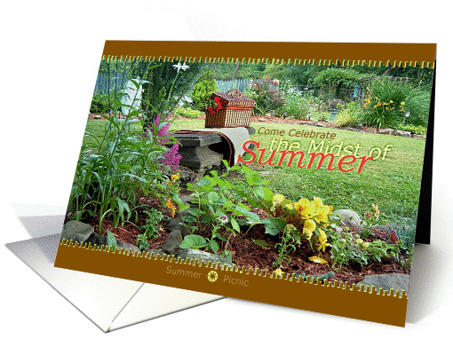 Summer Picnic card (347504)