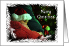 Santa Is Under the Christmas Tree ~ Merry Christmas/Here Comes Santa Animated Collection card