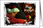 Sleeping Under the Christmas Tree ~ Happy Holidays/Here Comes Santa Animated Collection card