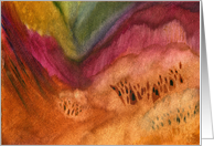 Imaginary Landscape Watercolor card
