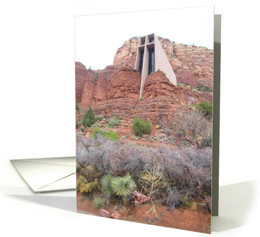 Church on the Red Rocks photo by Valerie May Cuan card (357245)