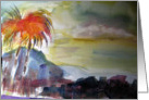 Sunset Palms Valerie May Cuan card