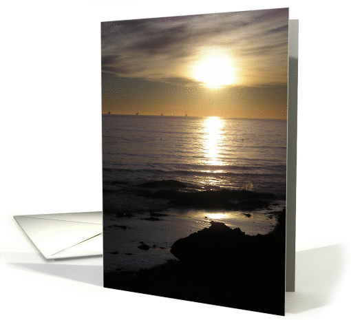 California Sunset card (385426)