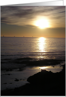 California Sunset card