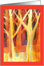 Negative Painting - Trees card