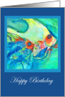 Fish Birthday card