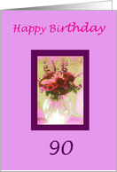 Happy 90th Birthday card
