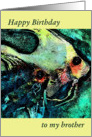 Angelfish Happy Birthday Brother card
