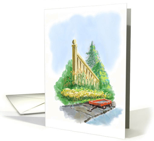 Spring Rain card (350166)