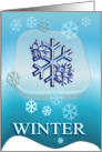 Winter card