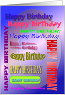 Happy Birthday card