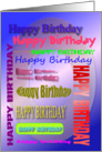 Happy Birthday card