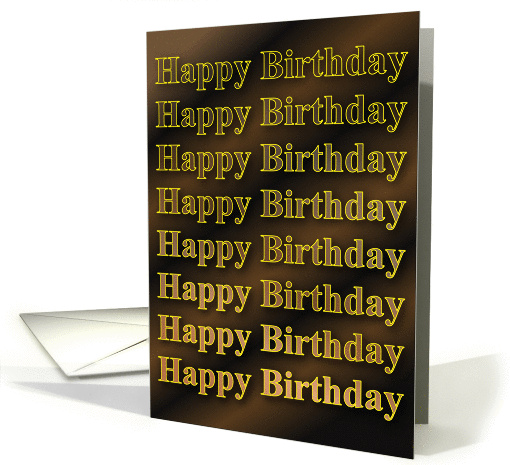 Happy Birthday card (357753)