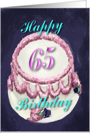 Happy 65 Birthday card