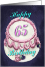 Happy 65 Birthday card