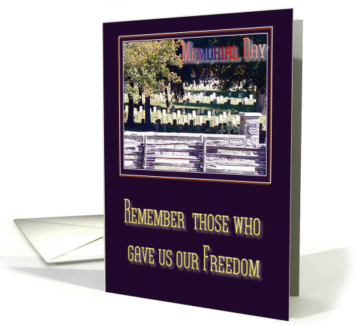 Memorial Day card (360607)