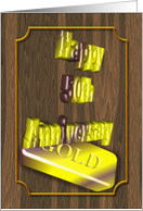 50th Anniversary card