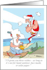 Christmas Humor Greeting Wishing You a Simply Wonderful Christmas card