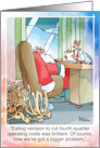 Christmas Business Humor Oh Deer What a Year Happy Holidays card