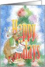 Christmas Humor Santa’s Favorite Reindeer Let Your Spirits Soar card
