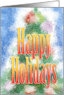 Happy Holidays Wishing You Peace Joy And Inspiration This Holiday card