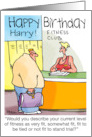 Birthday Humor Customize Name It’s Your Birthday Go Out Pull Something card