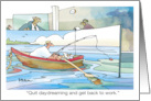 Fisherman Humor It’s Your Birthday Hope It’s a Whopper card