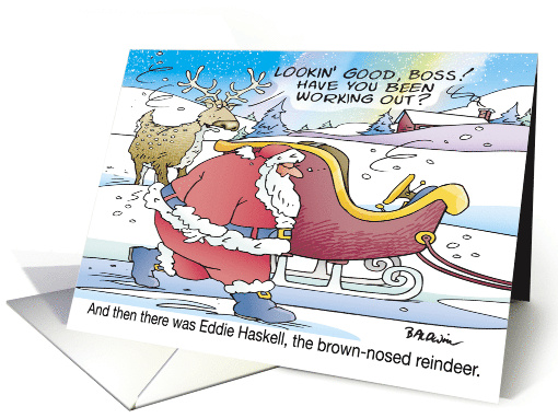 Christmas Humor Have a Wondeerful are you talking to meChristmas card